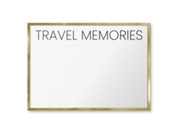 Magnetic Wall Board Travel Memories For The Office Espelharte (70x50 Cm)
