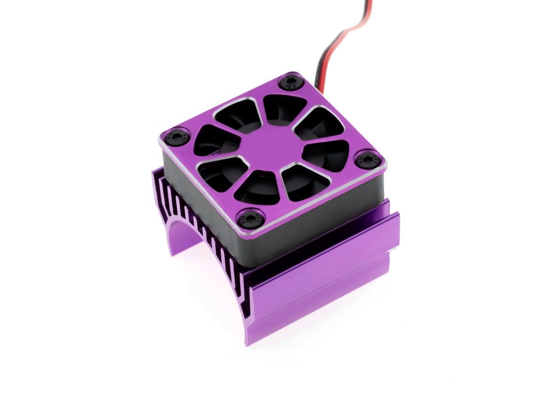 Mali radiador de Motor com Cooler para Carro Controle Remoto Traxxas Trx 4 Trx 6 G63 1/10 Roxo