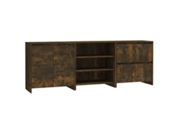 Sideboard, Sideboards Vidaxl Marrom Madeira Processada (n/a)