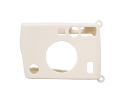 Silicone Protective Case For Evo Instant Camera Snug Fit Precise Opening Camera Soft Silicone Case Cover Beige White LAXISCREED