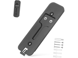 Placa traseira com design simples e elegante, suporte antifurto de plástico para reparo e substituição.