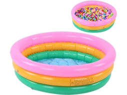 Piscina Redonda com 3 Anéis de Bolinhas CHABERLU