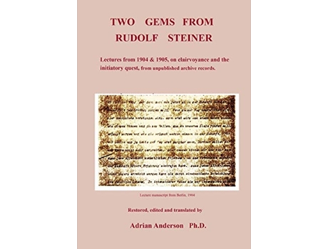 Livro Two Gems from Rudolf Steiner de Adrian Anderson (Inglês)