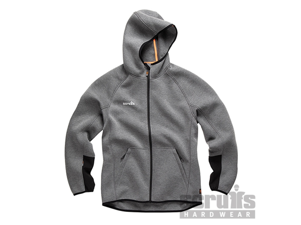 SCRUFFS T55118 Sudadera Con Capucha Trade Air-Layer Color Carbón