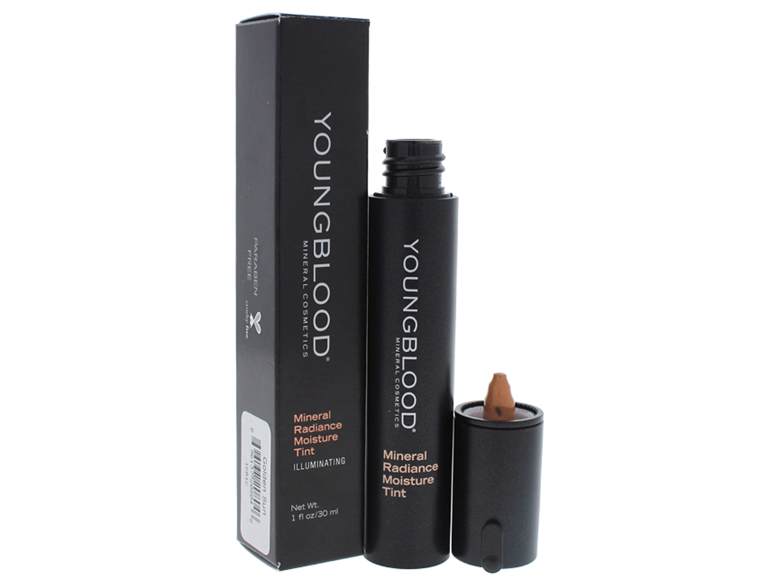 Youngblood Mineral Radiance Moisture Tint - Golden Sun-Illuminating For Women 1 oz Foundation
