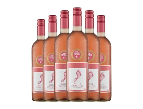 Vinho rosé BAREFOOT White Zinfandel California (0.75 L - 6 Unidades)