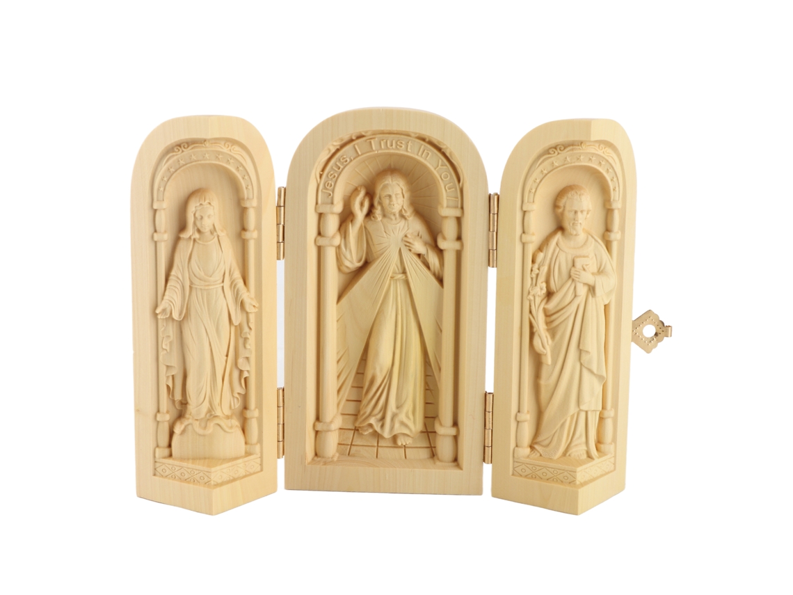 Laxiscreed Caixa De Madeira Abrível Com Escultura Em Buxo Para Decoração De Casa