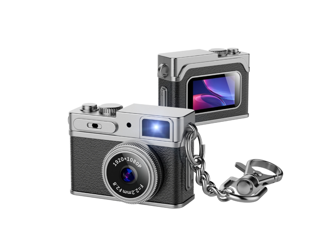 Mini Câmara De Polegar Retrô 1080p Para Estudantes E Crianças, Portátil Com Tela Tft, Ideal Para Fotos E Vídeos,cartão 32gb Leitor Incluídos