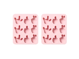 2 Utensílios De Silicone Para Confeitaria Com Desenhos Gestos