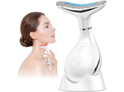 Aparelho de Led com 3 Modos para Firmar e Levantar o Rosto, Massageador Facial Beleza Efeito Lifting a 42°c: Mass Ageador Elétrico P GOKOCO