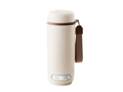 Chaleira Elétrica 600 Ml, Em Desintoxicação, Com 4 Configurações de Temperatura, Caneca Térmica Para Viagem Ideal Para Preparar Leite.