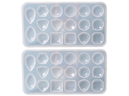 Molde Reutilizável Para Fabricação De Joias Para Artesãos, Múltiplos Usos Molde Versátil De Fundição De Silicone Para Artesanato Em Resina Epóxi, Mold