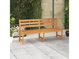 Vidaxl Banco De Jardim 180 Cm Madeira De Teca Maciça