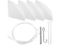 Kit Para Extração De Xarope Bordo Com Torneira Aço Inoxidável Árvores.