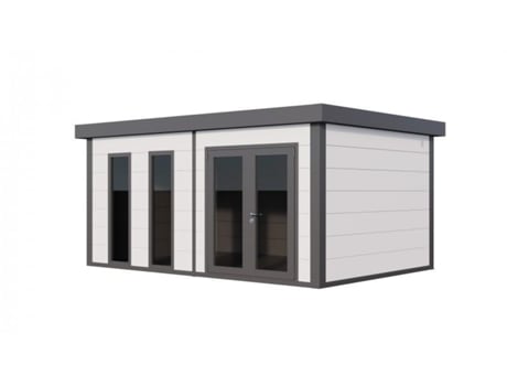 Abrigo De Jardim Metálico Nh11 Iluminado | Branco | 538 X 358 Novo Habitat