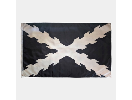 Bandeira Cruzada Da Borgonha na Cor Preta SERMILITAR