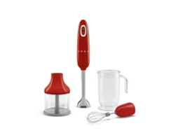 Varinha Mágica + Acessórios SMEG HBF03RDEU (700 W - Vermelho)