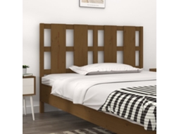 Vidaxl Cabeceira De Cama 145,5x4x100 Cm Pinho Maciço Castanho Mel