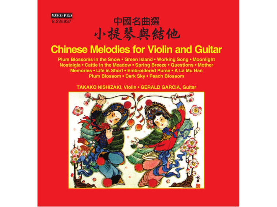 CD Nishizaki,Takako/Garcia,Gerald - Chinese Melodies for Violin and Guitar (1CD)