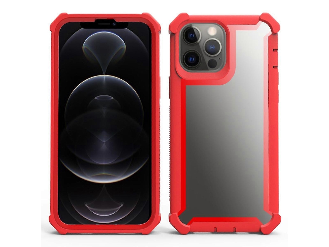 Capa Para Iphone 15 Pro Com Design De Cantos Reforçados Em Tpupc À Prova De Choque - Preta/verde
