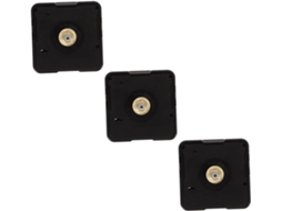 Kit Com 3 Peças De Mecanismo De Parede Silencioso Para Projetos De , Artesanato E Reparos. Funciona Gokoco