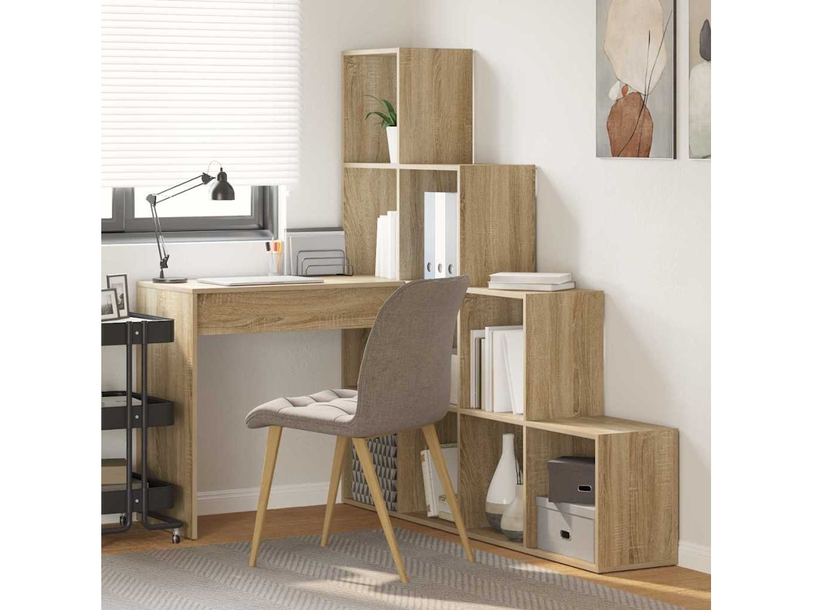 Vidaxl Secretária De Canto Carvalho Sonoma 101,5 X 149,5 X 149,5 Cm