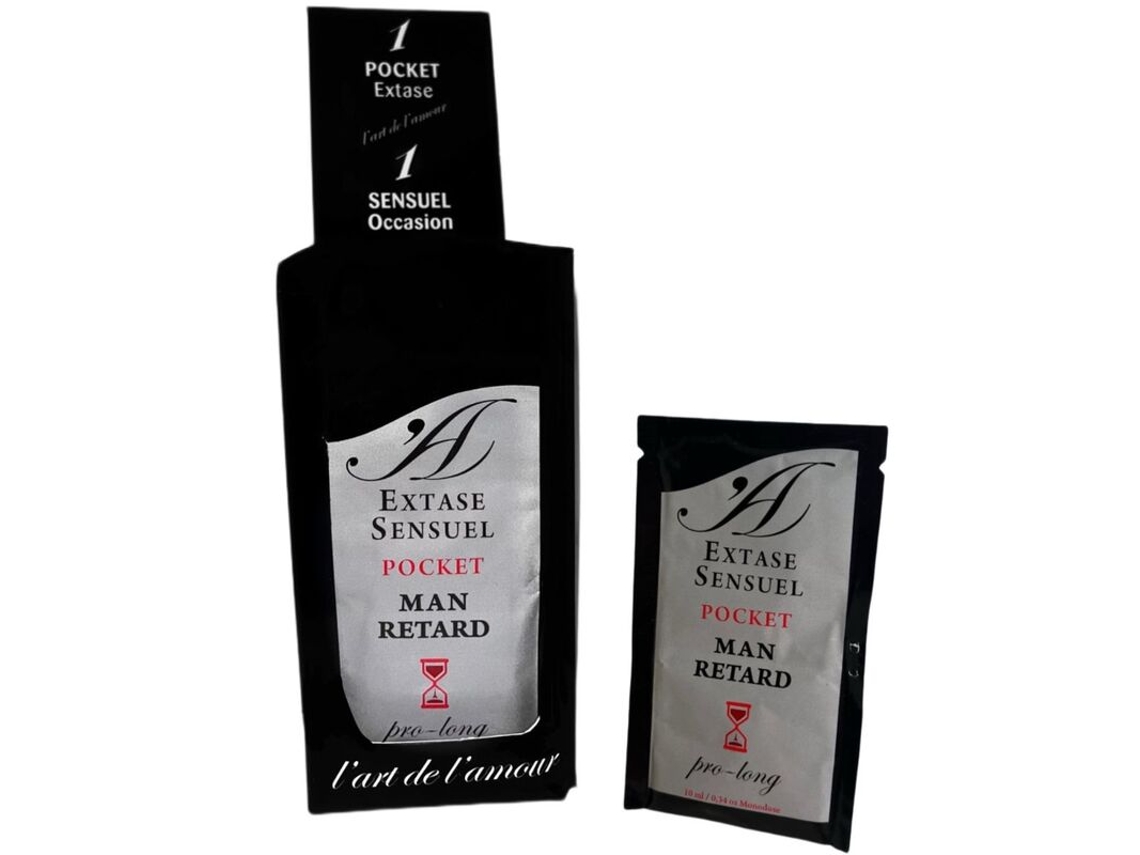 EXTASE SENSUAL Bolso Retardante Masculino 10 Ml