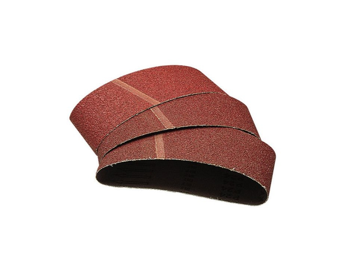 Lixa de cinta Wolfcraft, 75x533 mm, grão 120, pacote com 3 BRILVIBERA