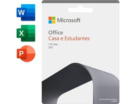 Microsoft Office Casa e Estudantes 2021 (Vitalício - Formato Digital)