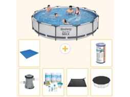 Bestway Piscina Bestway Steel Pro Max Redonda - 366x76 Cm - 7-peças S21682