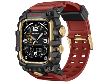 Bracelete Fwinl Para Apple Watch Ultra 49mm Vermelho