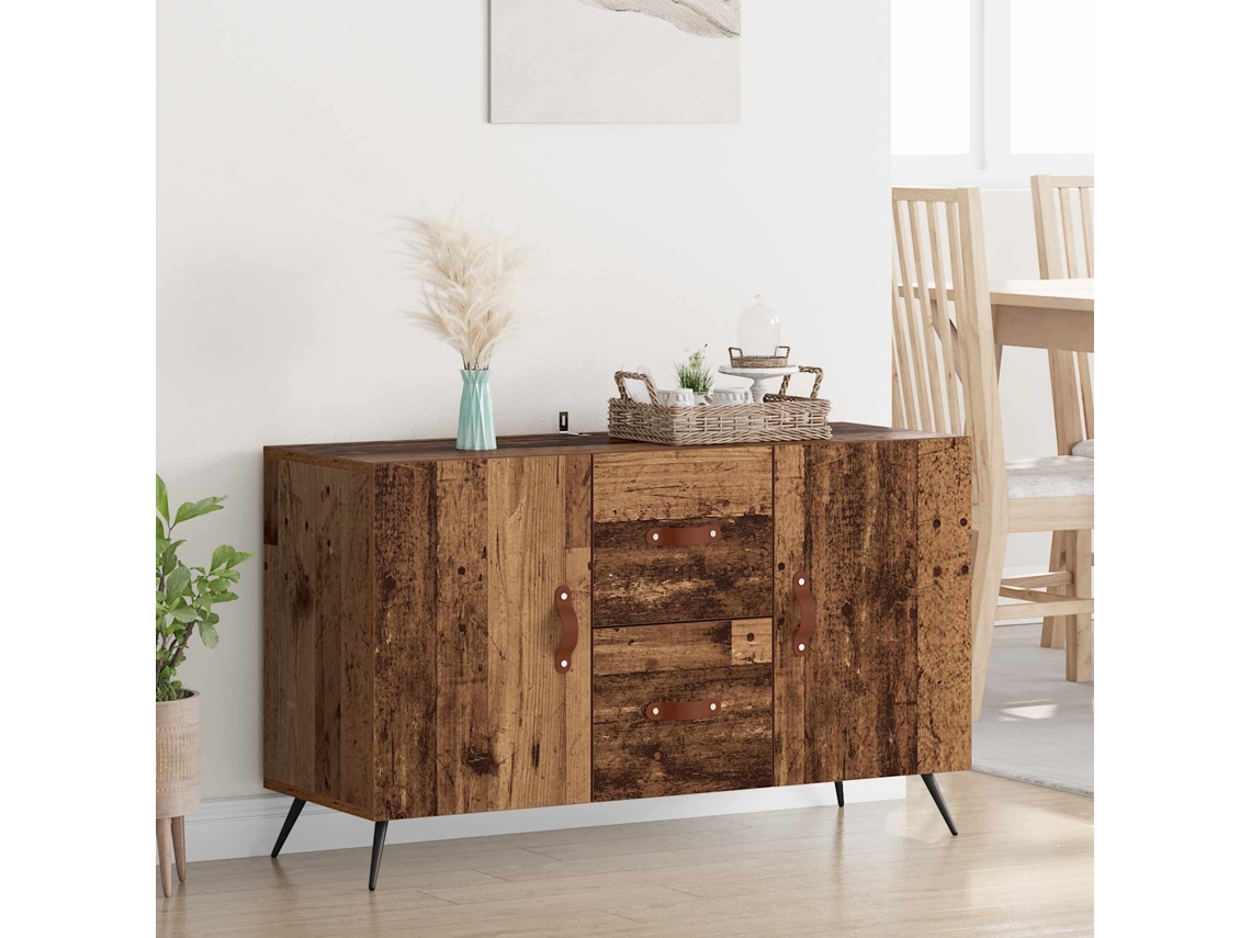 Vidaxl Buffet Madeira Antiga 100 X 36 X 60 Cm Madeira Processada