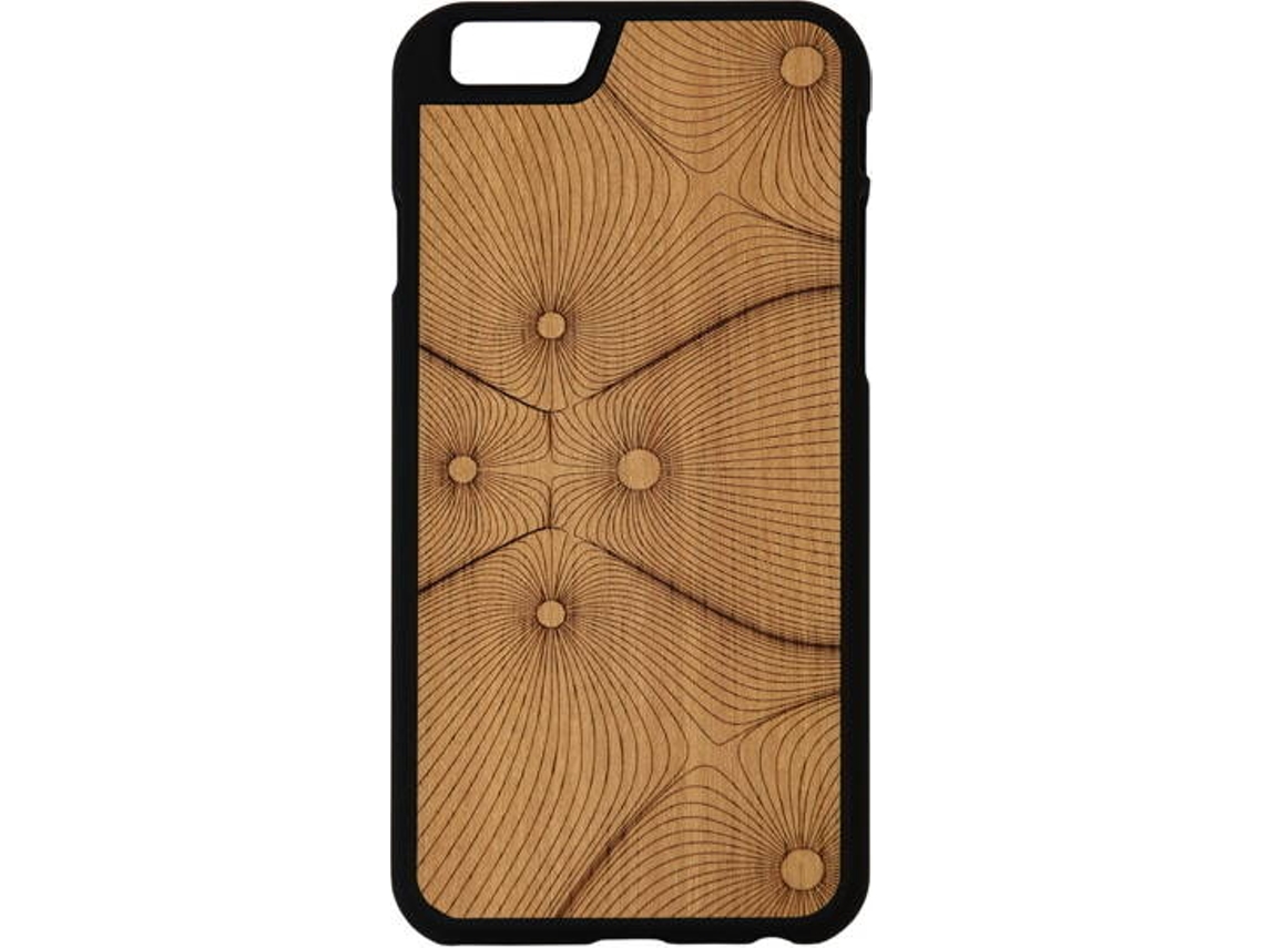 Capa iPhone 6, 6s, 7, 8 G-CODE Generative Vector Fie Castanho