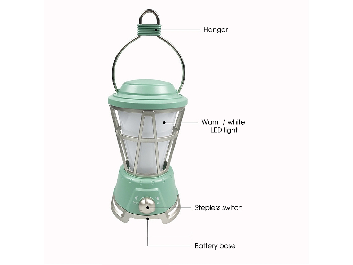 Lâmpada Vintage Externa Led para Jardim e Camping