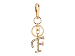 Chaveiro Feminino, Pingentes De Bolsa, Pingente Inicial De Cristal Com Alfabeto E Chaveiro Aquaforge