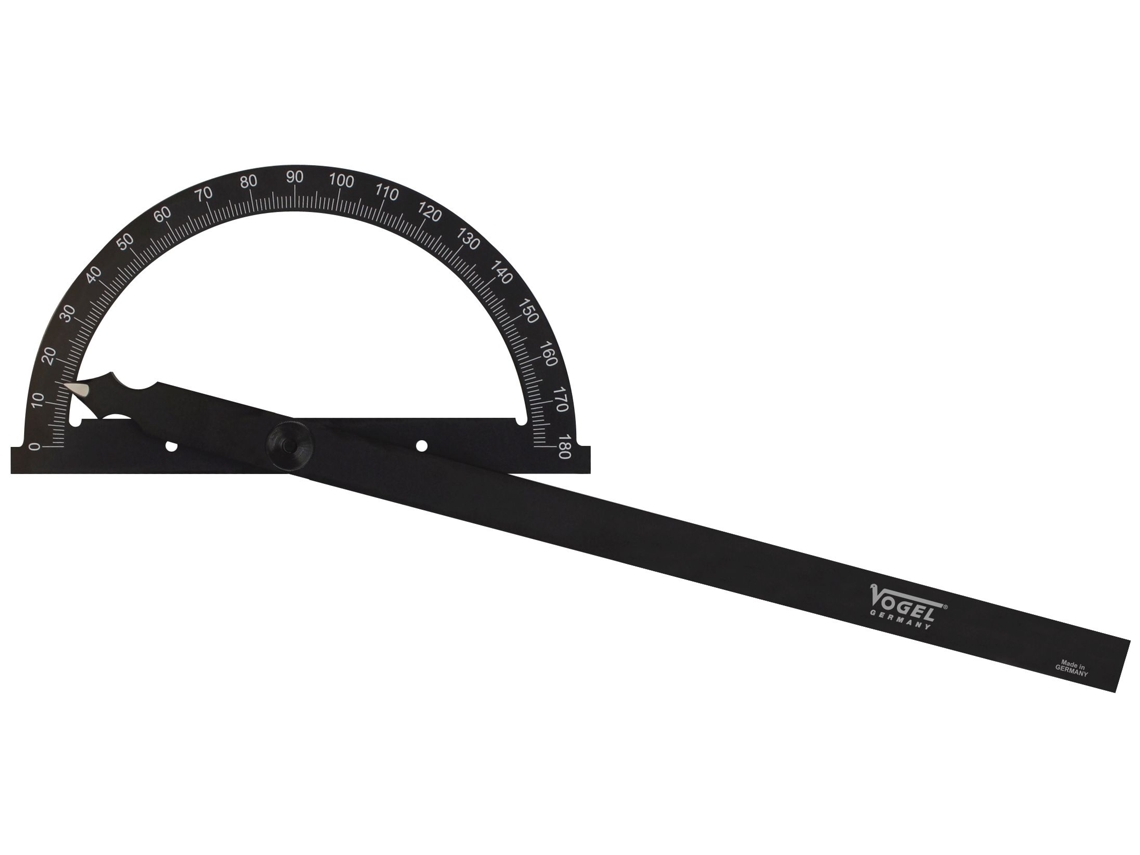 VOGEL-322513.2-Transferidor De Ângulo. Quadrante Ø 150Xcomprimento 200 Mm