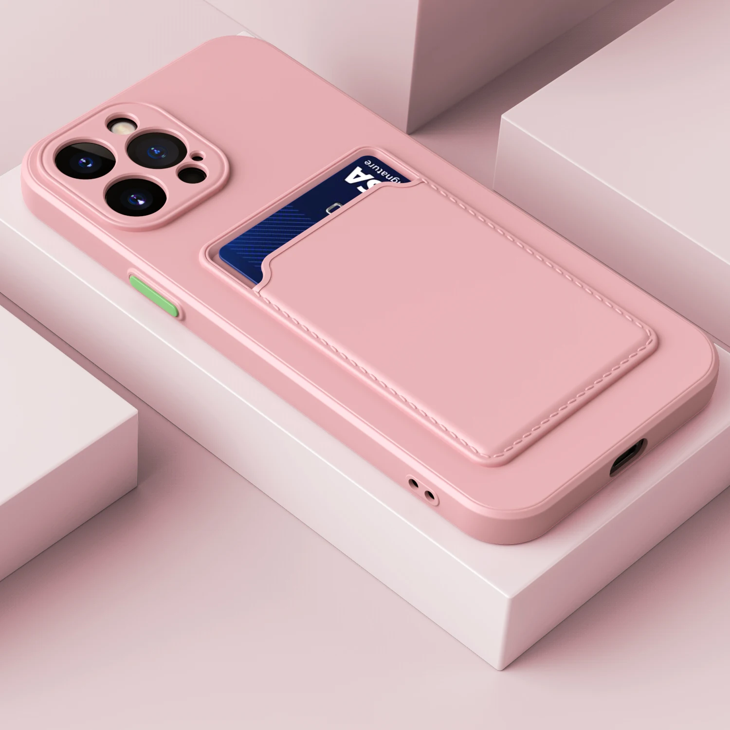 (rosa 11 Pro 5,8 Polegadas) Capa Elegante Estilo Carteira Para Celular Com Compartimento Para Cartão, Feita De Material Tpu Macio.