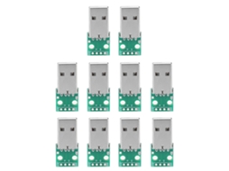 Laxiscreed Adaptador Usb Type A Macho Para Dip Com 4 Pinos E Passo De 2,54mm