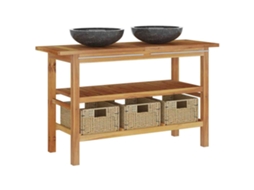 Vanity Cabinet With Sink, Vanity Cabinets With Sinks Vidaxl Preto Madeira (n/a)
