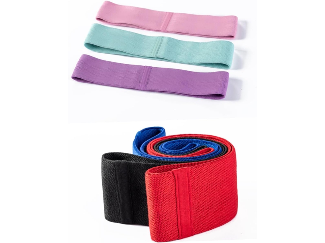 Faixa Elástica Vermelha Xl Para Agachamento, Ideal Treinos Em Casa, Acessório Fitness Ativação Dos Glúteos