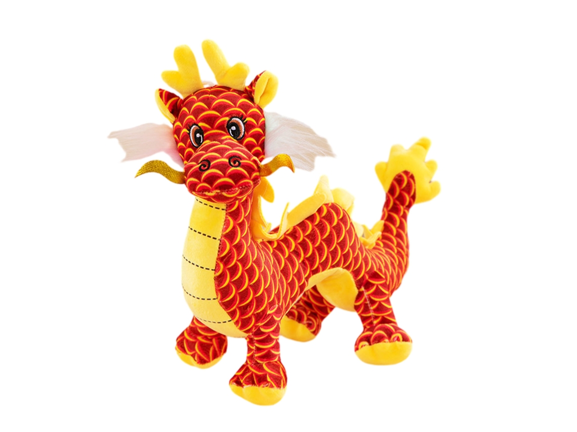 Boneco de zodíaco dragão de peluche para celebração de Ano Novo LAXISCREED