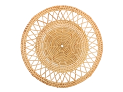 Decoração De Parede Artesanal Laxiscreed Com Rattan Woven Round Cross Style Para Ambientes Acolhedores