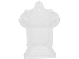 Molde de Concreto Reutilizável para Pavilhões de Jardim e Colunas Romanas, Feito de Plástico Branco com Estrutura CHABERLU