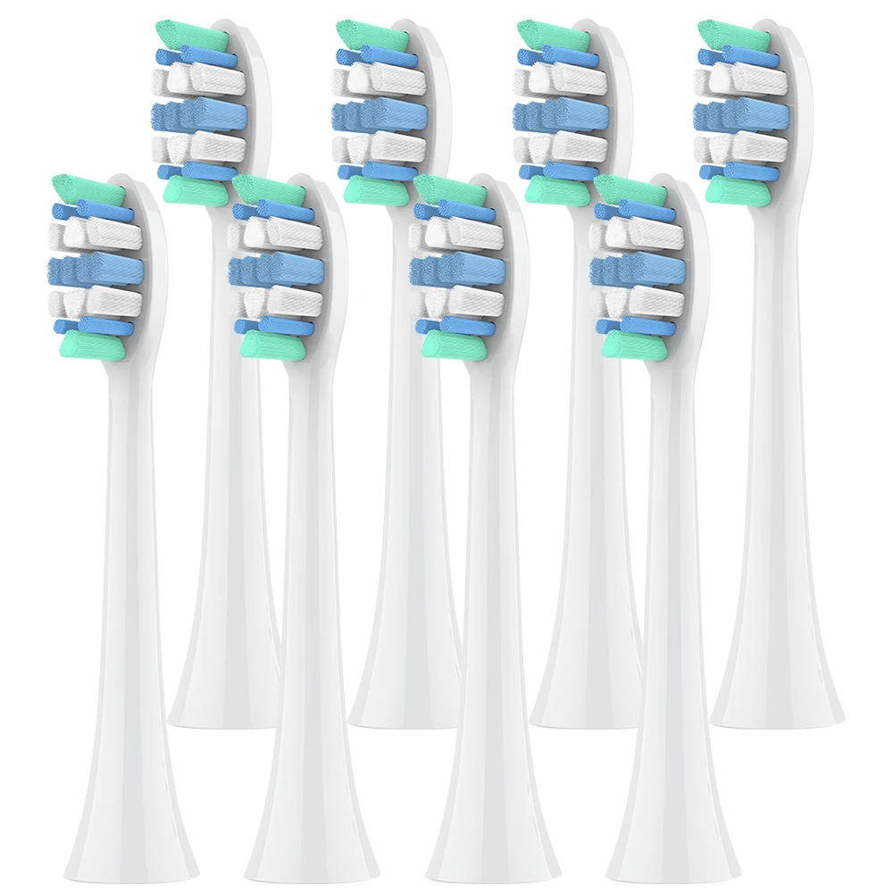 Compatíveis Com Philips Sonicare 4100/6500/6100/7500/5300/1100, 8 Cabeças De Escova De Substituição