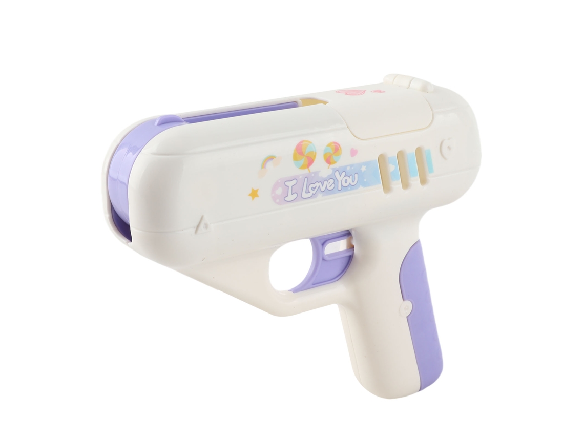 Mali pistola de Surpresa de Pirulito Brinquedo Armazenamento Cândy para Crianças Jogo de Lançamento