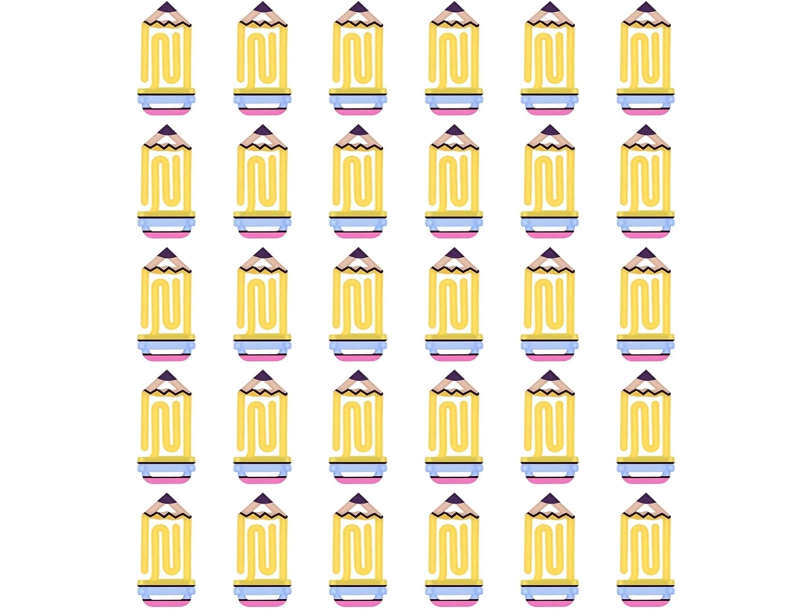 30 Clipes de Papel Acrílicos para Transferência Térmica e Sublimação, Ideais para Artesanato e Documentos.