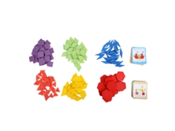 Conjunto De 155 Blocos Geométricos De Madeira Brinquedo Educativo Para Crianças Com Sacola De Armazenamento