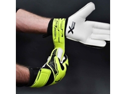 Luvas Guarda-redes Junior Fusion X Flat Cut Essential Amarelo 3 PRECISION