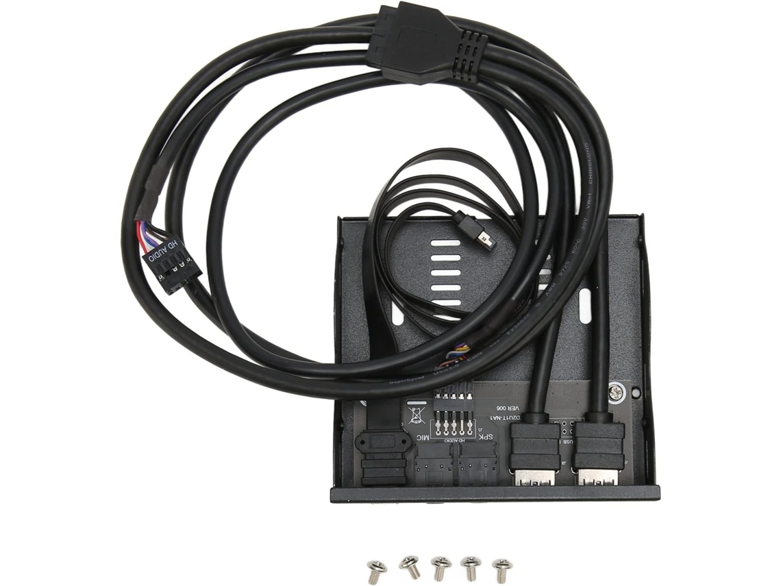 Kit Hub Usb 3.2 De 3,5 Polegadas Com Painel Frontal, Leitor Disquete