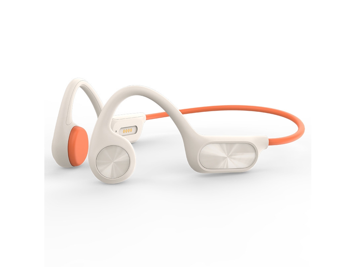 Auriculares Condução Óssea, Ipx8 Auriculares Natação À Prova Dágua, com Modos Duplos Bluetooth/mp3, Memória de 32 Gb SPQMENT (branco)